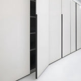 Aluminum Alloy Wardrobe Door Invisible Edge Cabinet Handles