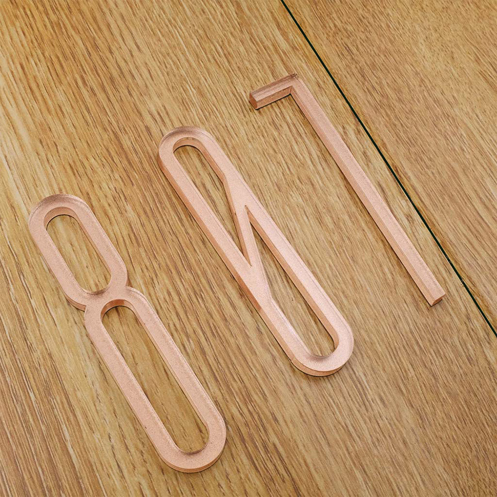 Modern Acrylic Address House Number