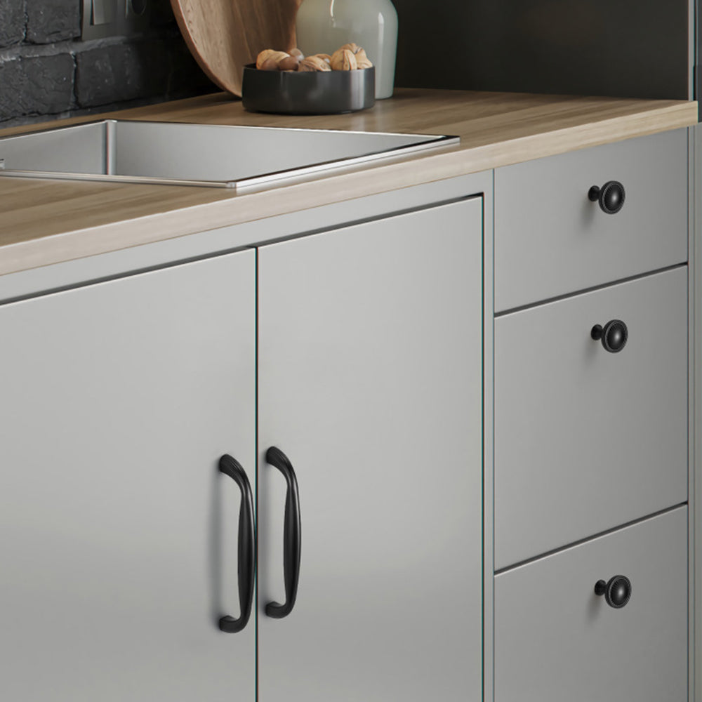 Modern Minimalist Curved Cabinet Knobs And Handles