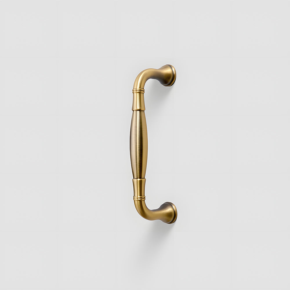 Brushed Brass Retro American Style Handles