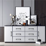 Zinc Alloy Modern Gold Black Chrome Kitchen Handles