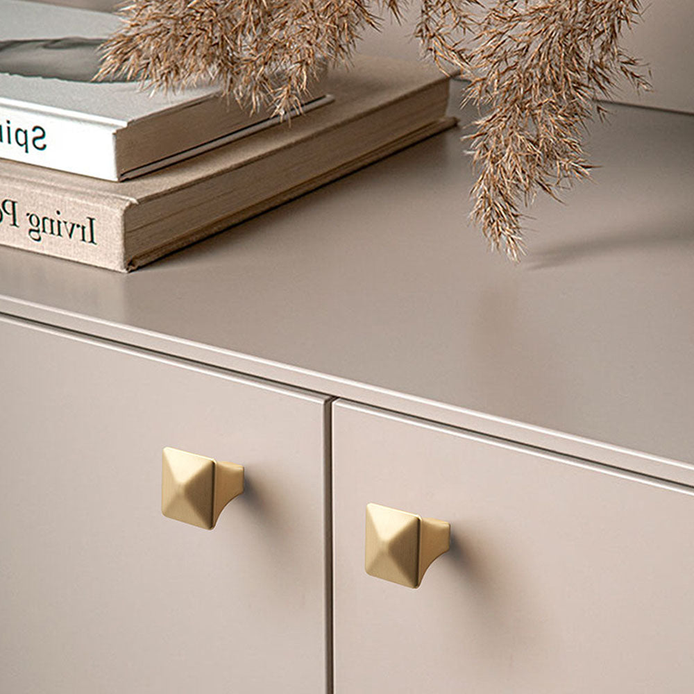Nordic Style Gold Black Cabinet Dresser Pull Knobs