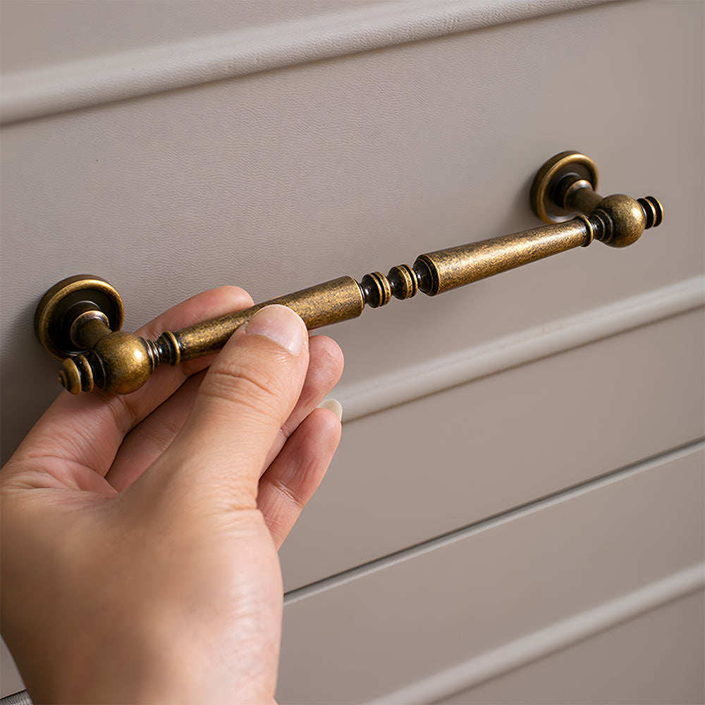 Vintage Simple Solid Brass Cabinet Pulls
