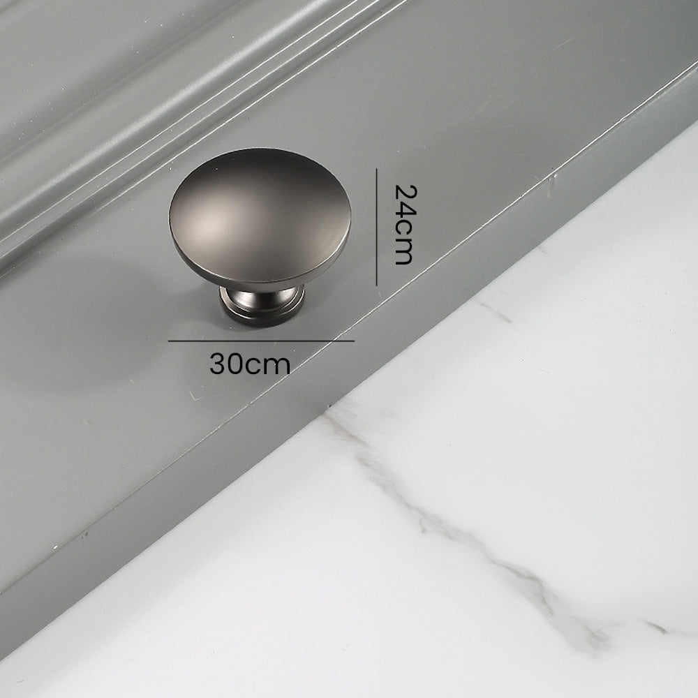 Simple Gold Modern Curved Cabinet Handles