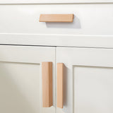 Natural Wood Lucky 7 Cabinet Handles