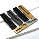 Left Right Hidden Slotted Recessed Handles