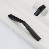 Black Simple American Wardrobe Drawer Handles