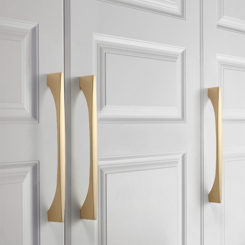 Gold Arch Aluminum Alloy Drawer Pulls for Kitchen