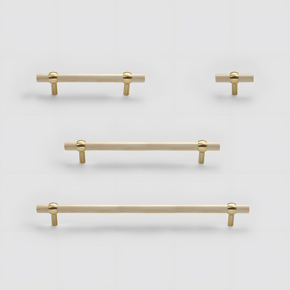 Modern Simple Drawer Door Wooden Cabinet Handle