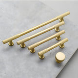 Gold Luxury Stripe High-end Kitchen Drawer Pulls