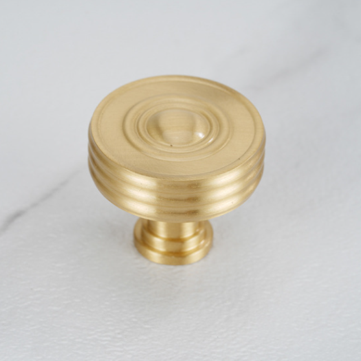Solid Brass Round Cupboard Pulls and Knobs