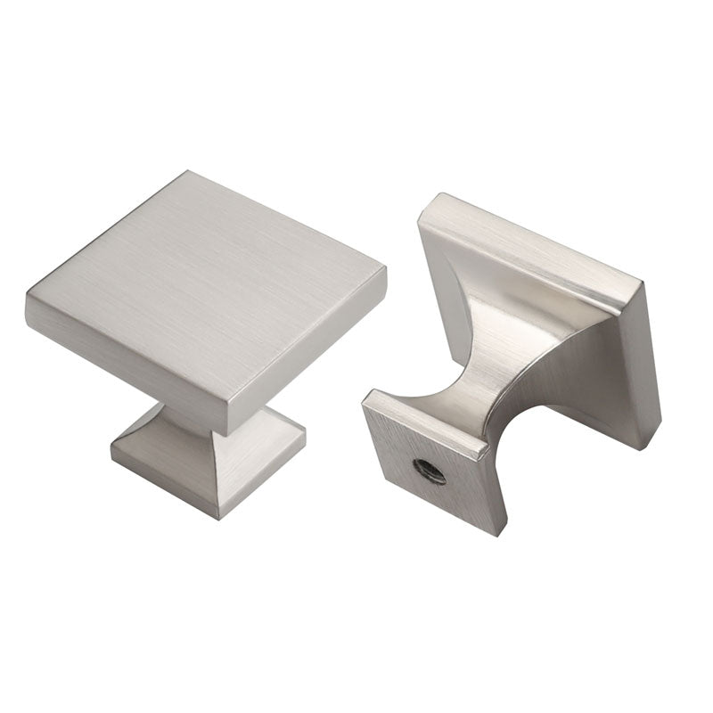 Square Zinc Alloy Kitchen Cabinet Knobs