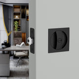 Square Keyless Pocket Door Lock with Indicator