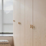 Square Wooden Walnut Kitchen Cabinet Handle