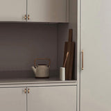 Square Wooden Walnut Kitchen Cabinet Handle
