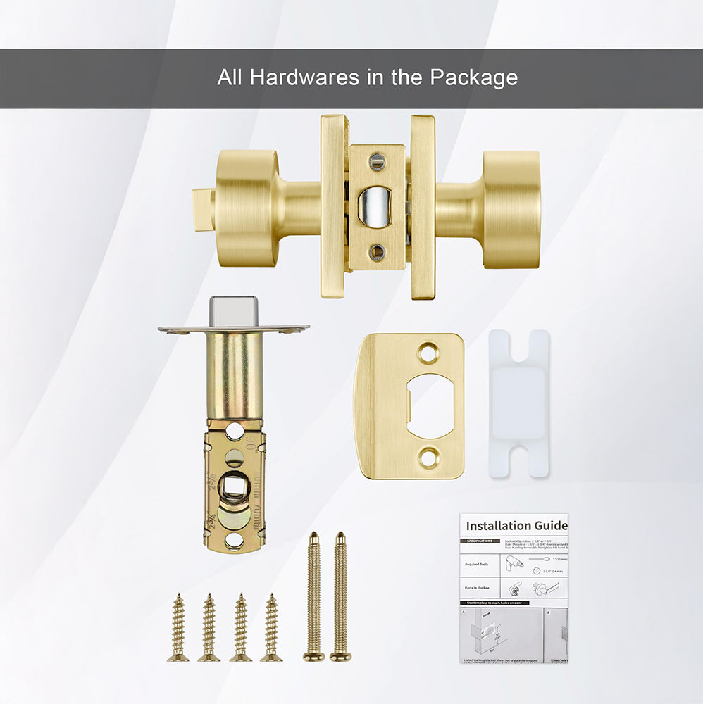 Zinc Alloy Heavy Duty Single-Sided Rectangle Door Knob