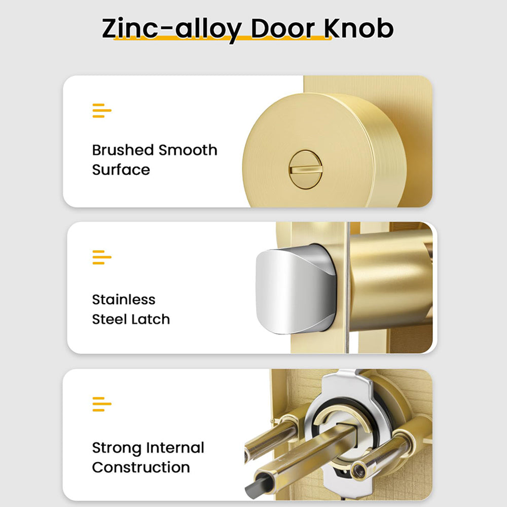 Zinc Alloy Heavy Duty Single-Sided Rectangle Door Knob