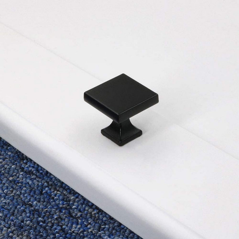 Square Zinc Alloy Kitchen Cabinet Knobs