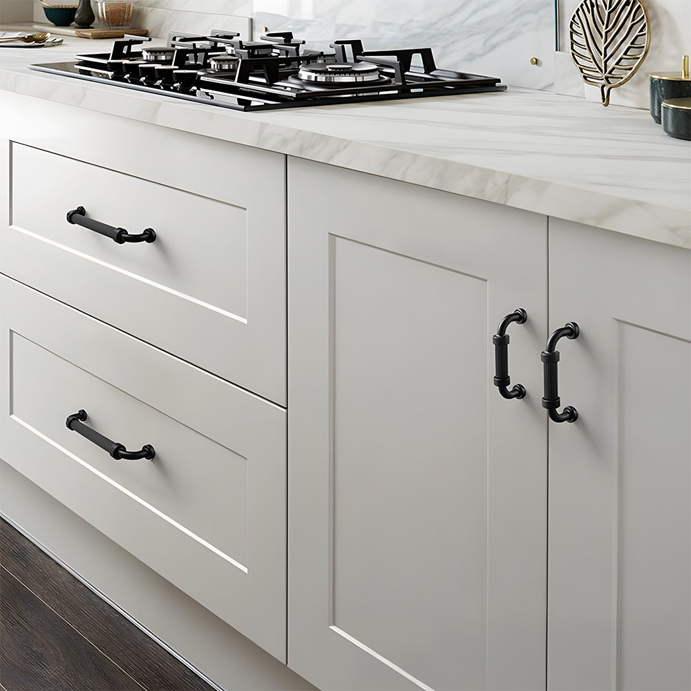 French Stripe Wardrobe Door Drawer Handles