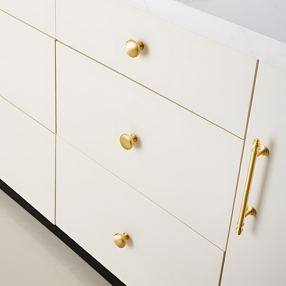 Simple and Luxurious Gold Solid Drawer Handle