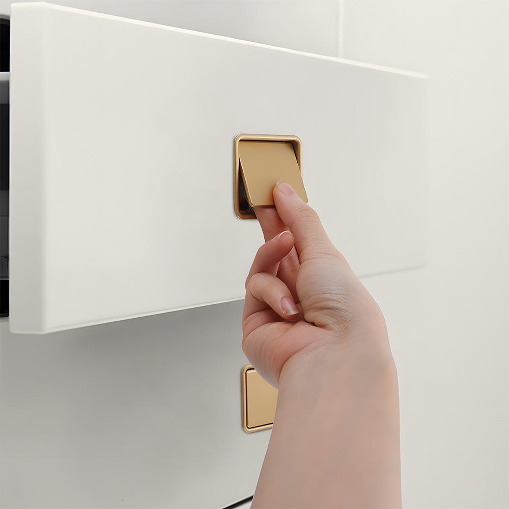 Sleek Hidden Embedded Cabinet Handles