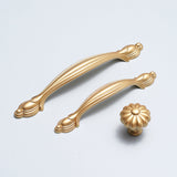 Modern Gold Zinc Alloy Furniture Cabinet Handle And Knob