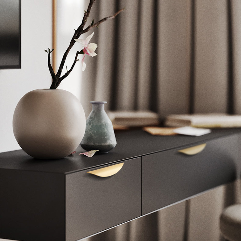 Half Moon Finger Edge Cabinet Handles Door Hardware