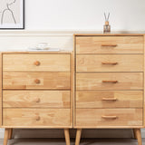 Long Solid Wood Finished Curved Arch Round Cabinet Handle for Kitchen