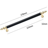 Modern Shiny Zinc Alloy Cabinet Handles