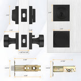 Exterior Enrty Door Knobs Locks Set with Deadbolt