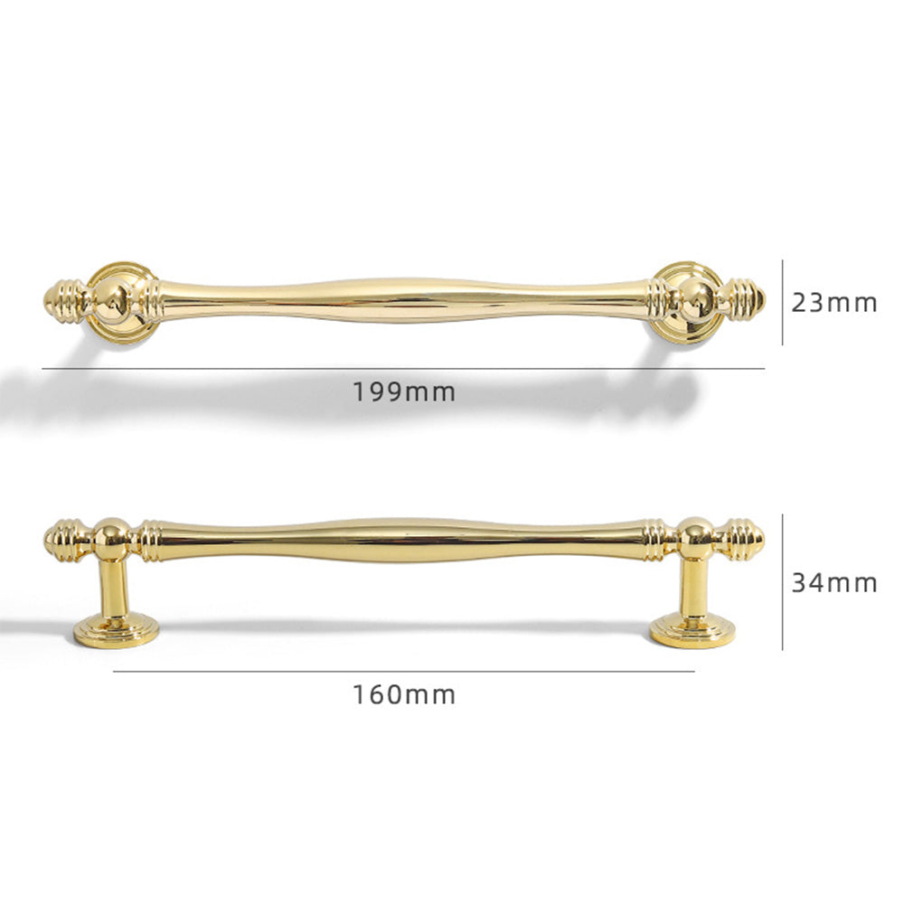 Modern Aristocratic Gold Cabinet Handles
