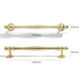 Modern Aristocratic Gold Cabinet Handles