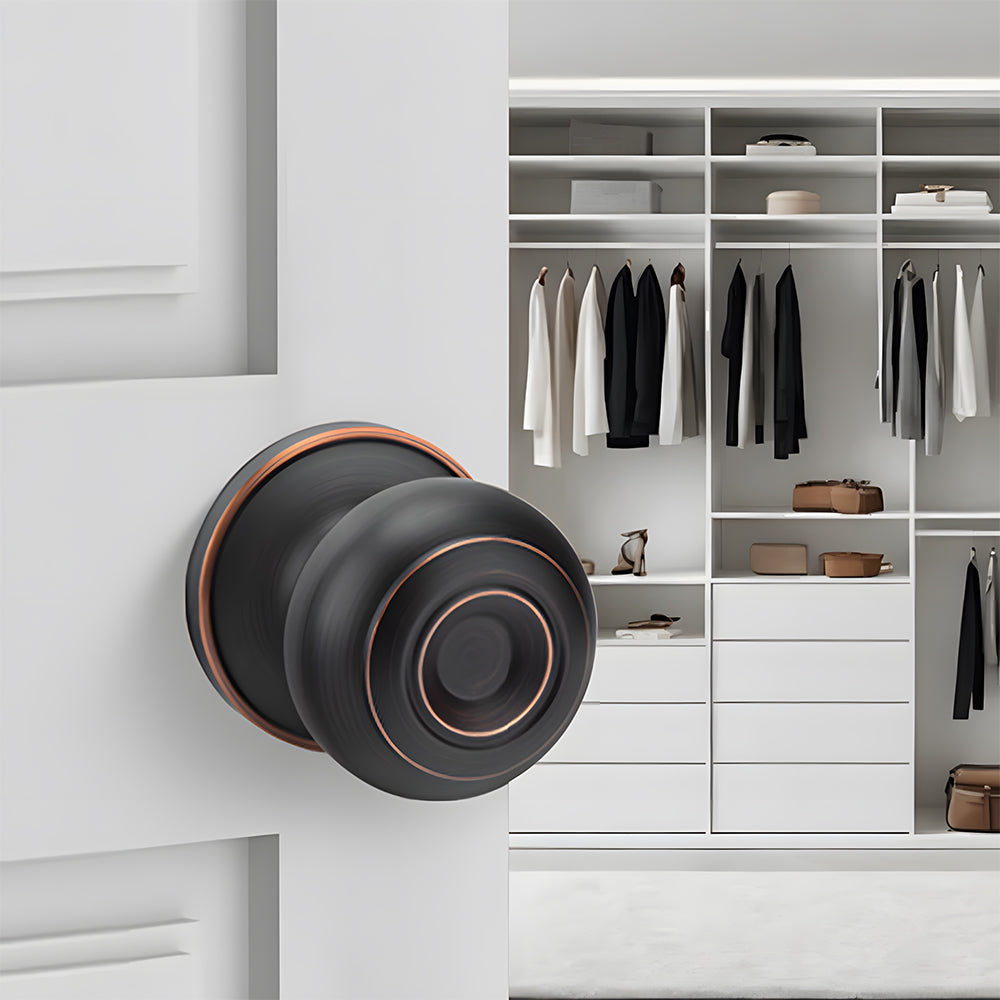 Keyless Round Dummy Passage Privacy Interior Door Knobs