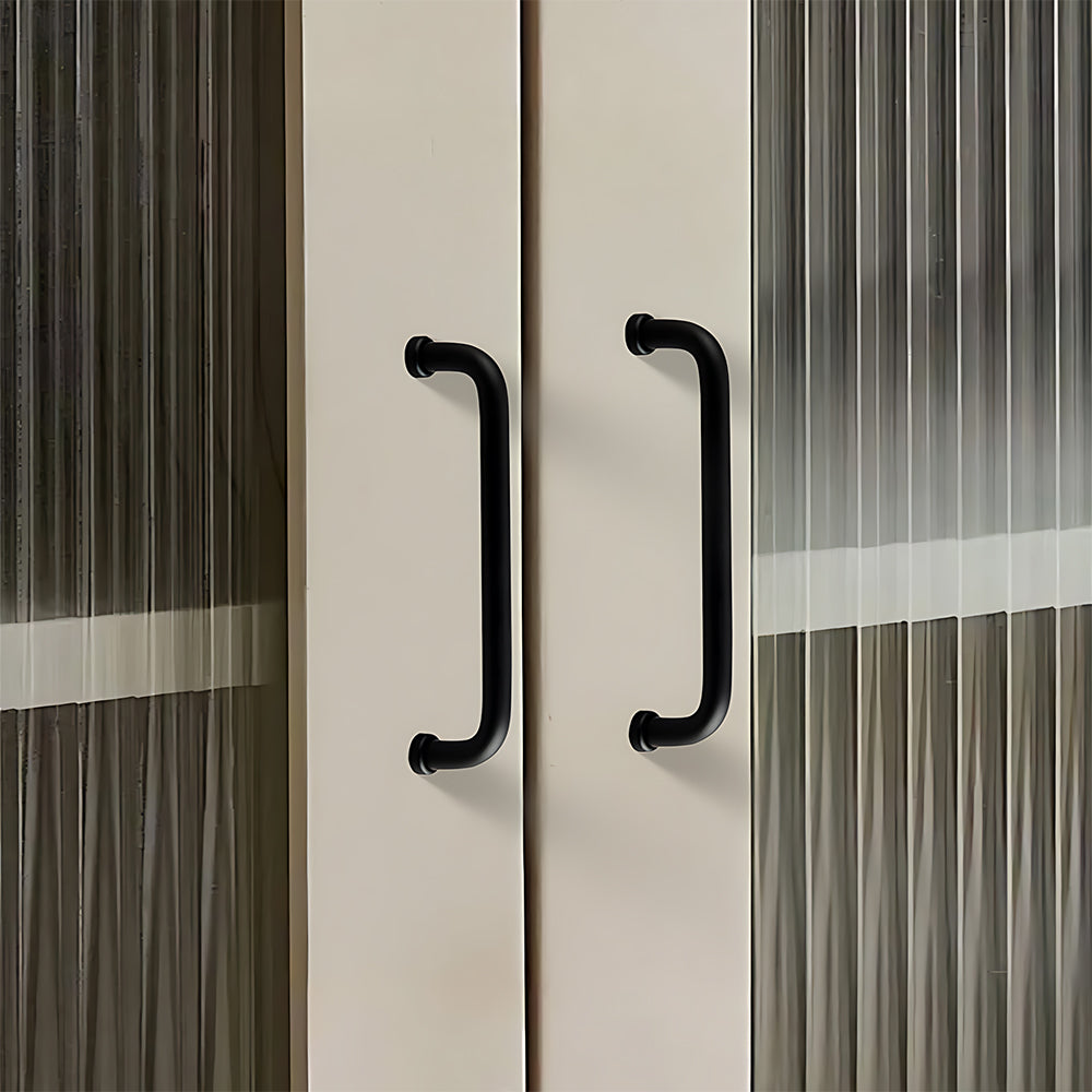 French Minimalist U-shaped Rounded Arc Cabinet Handles