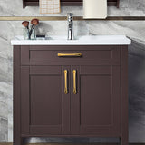 Contemporary Brass Kitchen Cabinet Handles