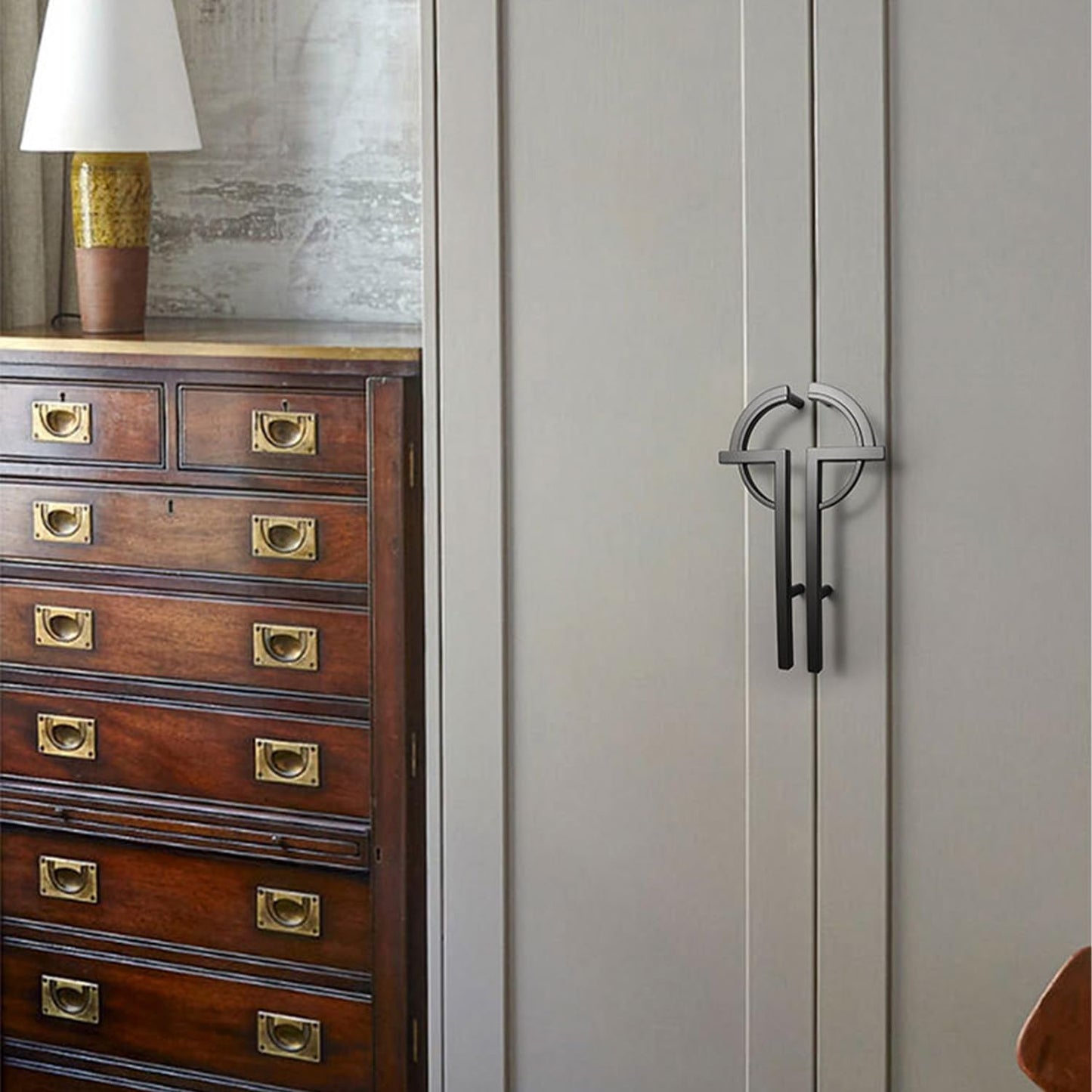 Modern Creative Gold Paired Cabinet Door Handles for Kitchen