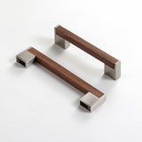 Walnut T Bar Timber Drawer Pulls for Kitchen