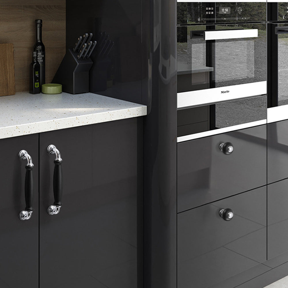 European Solid Zinc Alloy Kitchen Cabinet Handles