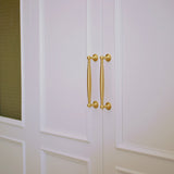 European Style Gold Wardrobe Cabinet Door Handle