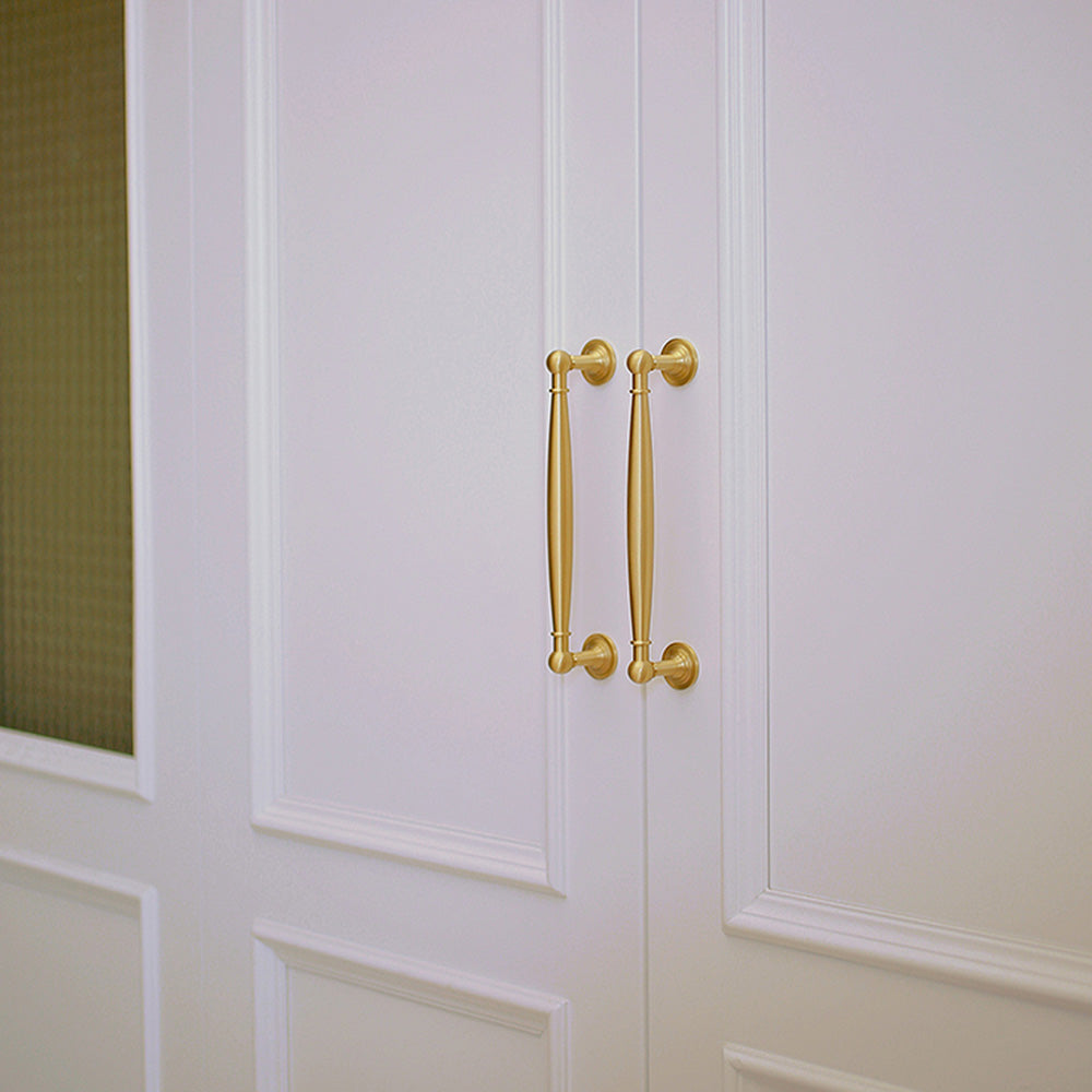 European Style Gold Wardrobe Cabinet Door Handle