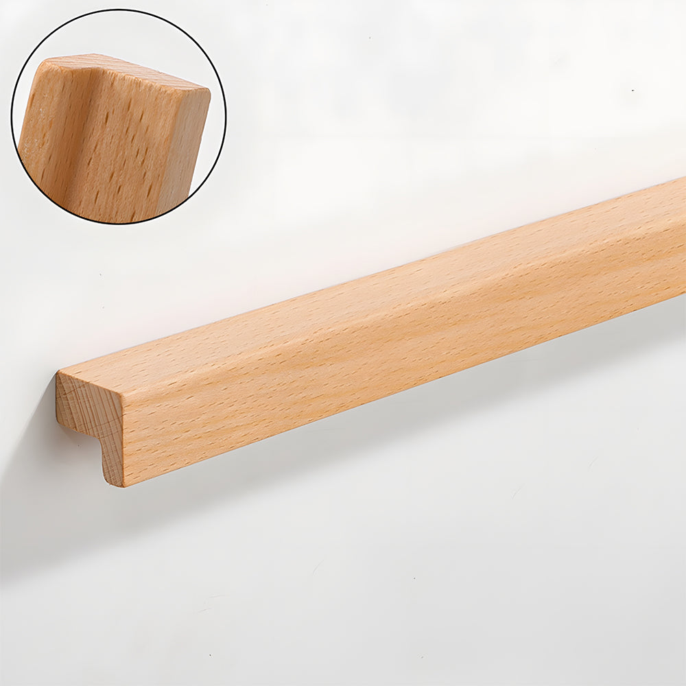 Natural Wood Lucky 7 Cabinet Handles