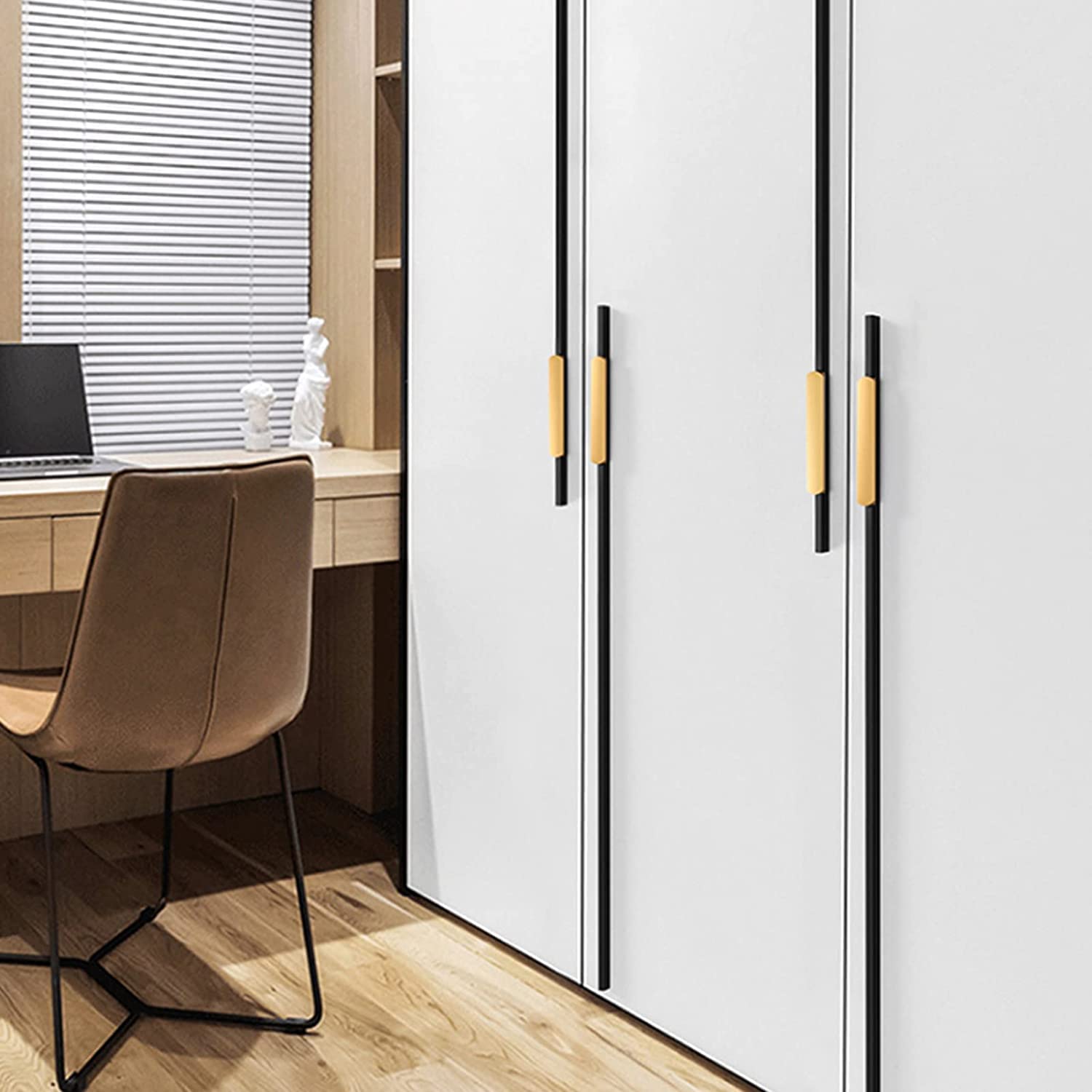 Aluminum Decotative Cabinet Pull Closet Door Hardware Handles for Furniture Cabinet