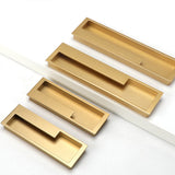 Left Right Hidden Slotted Recessed Handles