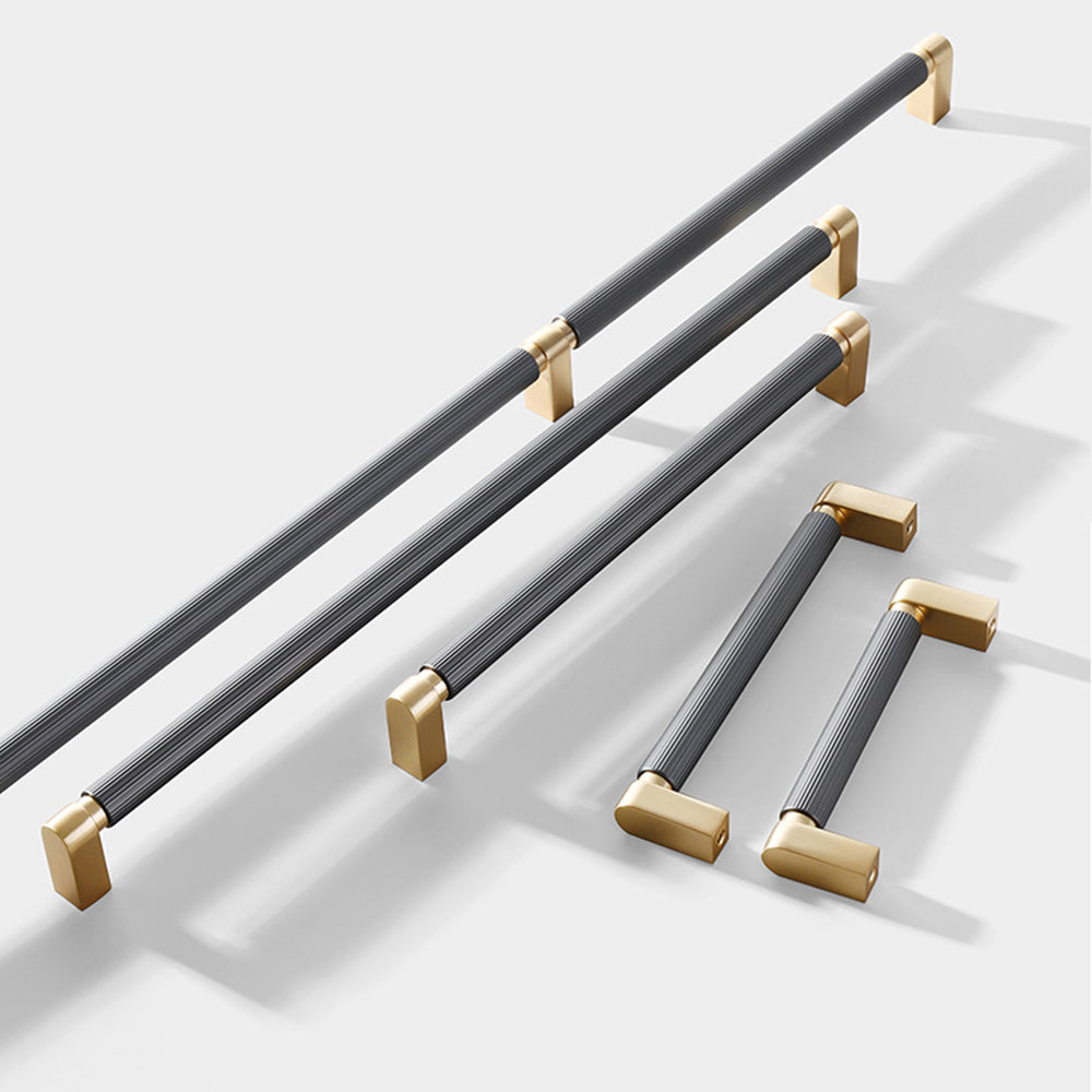 Two-Color Splicing Aluminum Alloy Cabinet Handles