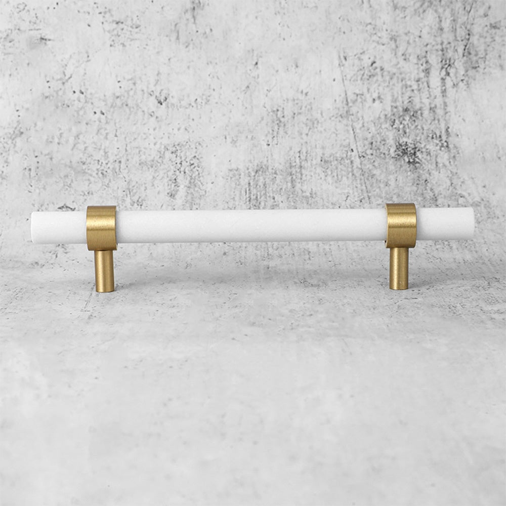 Stylish Marble & Zinc Alloy T-Bar Kitchen Cabinet Handles