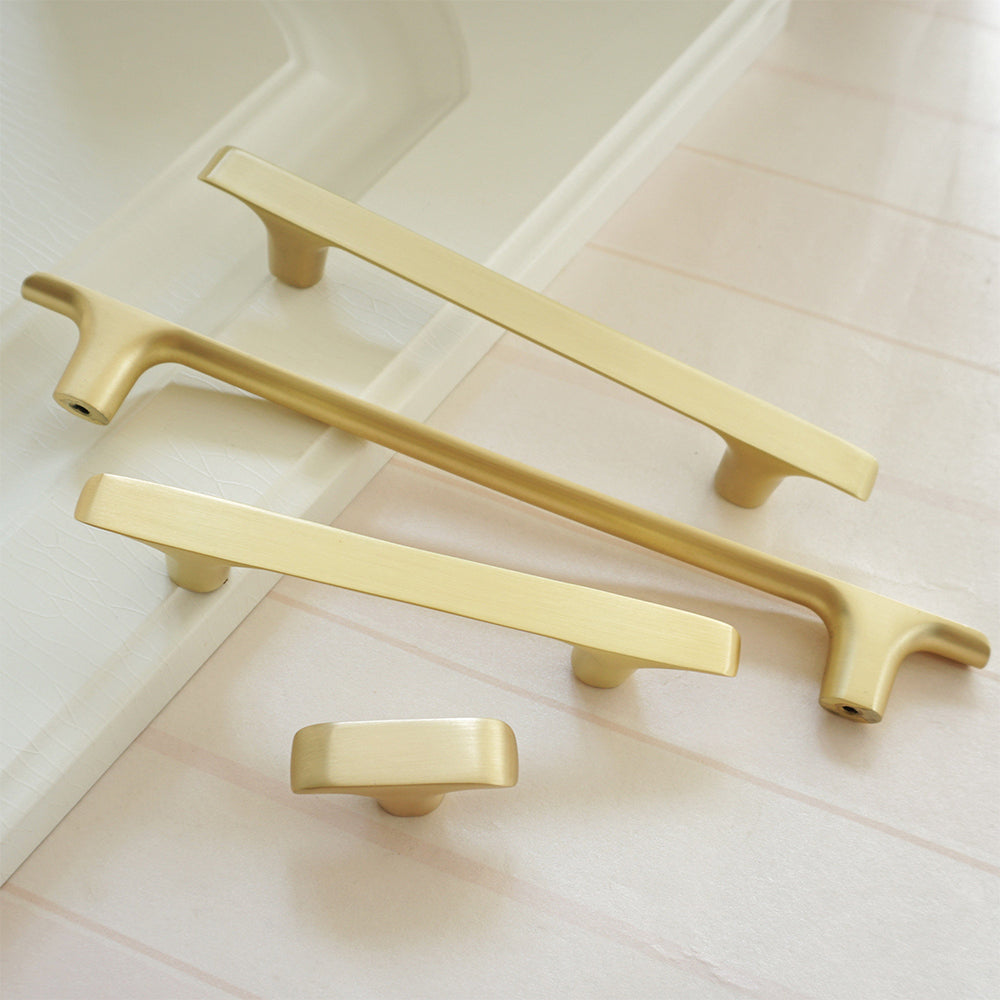 Zinc Alloy Square T Bar Cabinet Handles