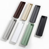 Modern Multi-color Recessed Grooved Handle
