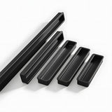 Modern Slotted Recessed Concealed Sliding Door Cabinet Handles
