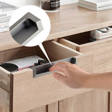 Stylish Recessed Flush Finger Pull for Cabinet