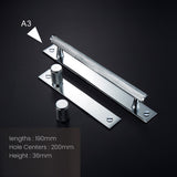 Brass Solid Chrome Dresser Handles Modern Cabinet and Drawer Pulls for Kitchen